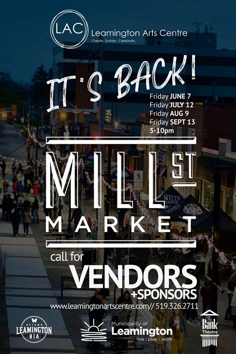 Mill St. Market - Arts Council Windsor & Region
