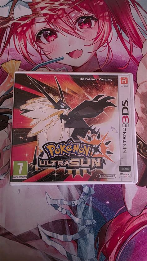 Pokemon Ultra Sun 3ds Game - Cartridge en Case