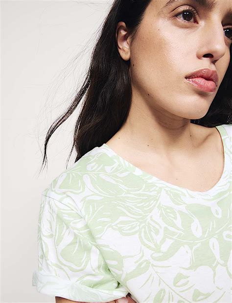 Buy Cool Comfort™ Printed Nightdress at Marks & Spencer