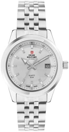 Swiss Military by Chrono Silver Dial Swiss Made Watch for Men - SM34094 ...