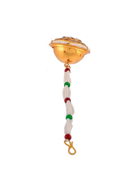 Buy Kundan Ethnic Borla Head Jewellery for Women Online at Silvermerc ...