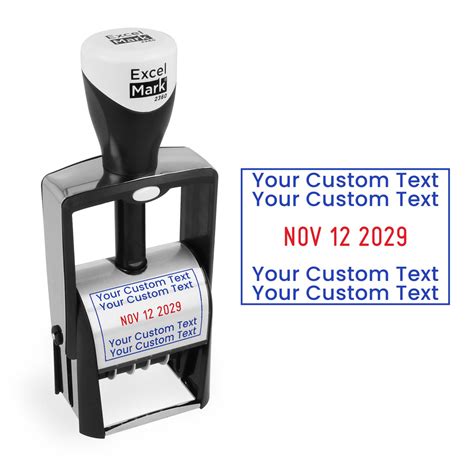 Custom Heavy-Duty Date Stamp | ExcelMark