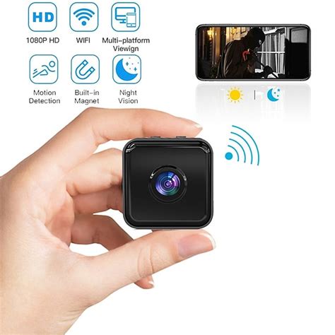 New X2 Mini Camera HD 1080P WiFi IP Camera Home Security Night Vision ...