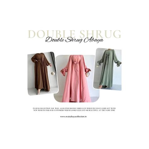 IMPORTED DOUBLE SHRUG ABAYA – Ovais Abaya Collection