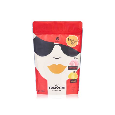 Yumochi mango and strawberry mochi ice cream 192g - Spinneys UAE