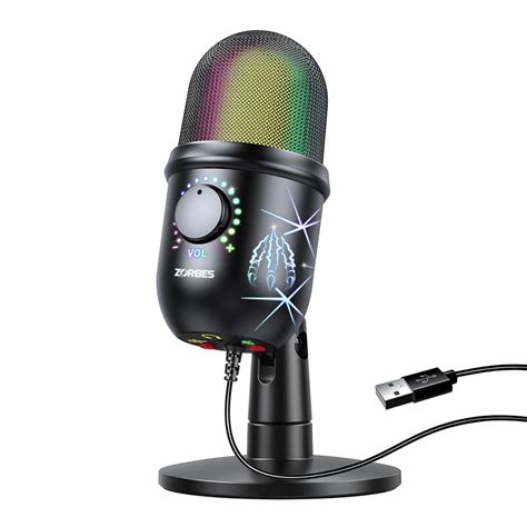 Zeitel® USB Gaming Microphone Plug and Play for PC - Omnidirectional ...