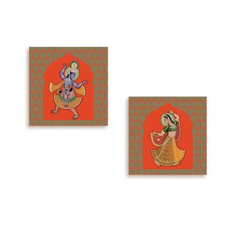 Radha Krishna Raas Canvas – Shaakh
