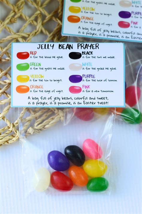 Jelly Bean Prayer Printable | Easy DIY Easter Treat
