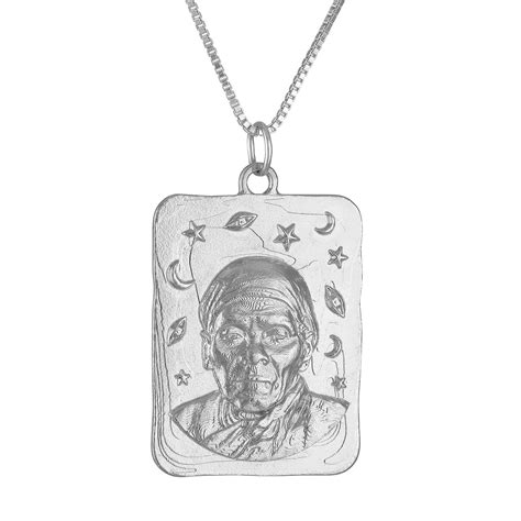 Harriet Tubman Square Medallion Necklace | Sewit Sium