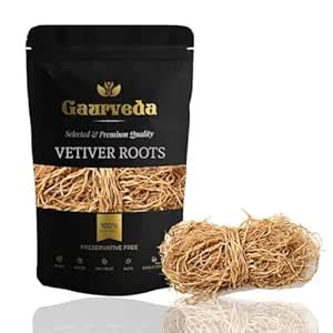 GAURVEDA Vetiver Root (100 grams) - Khus Root Vetiveria Zizanioides ...