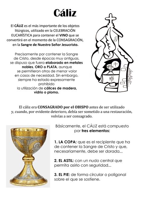El Rincón de las Melli: DICCIONARIO ILUSTRADO: Cáliz