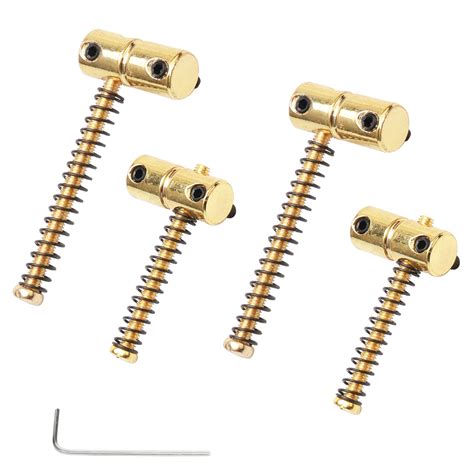 Buy Unxuey Zinc Alloy Bass Bridge Saddles for 4 String PB Precision ...