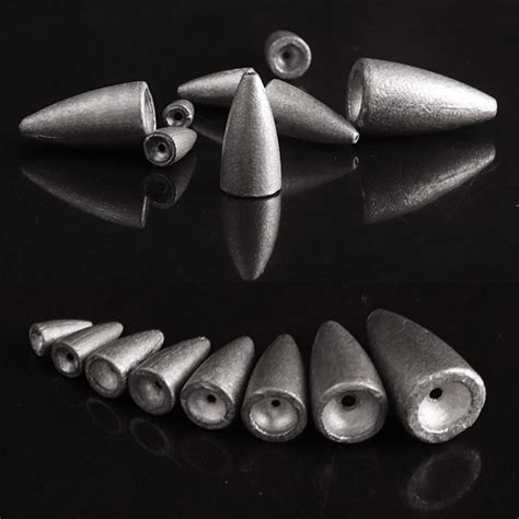 Bullet Lead Sinkers – Fishing Weights for Soft Lure Rigs – INDIAN SLINGSHOT