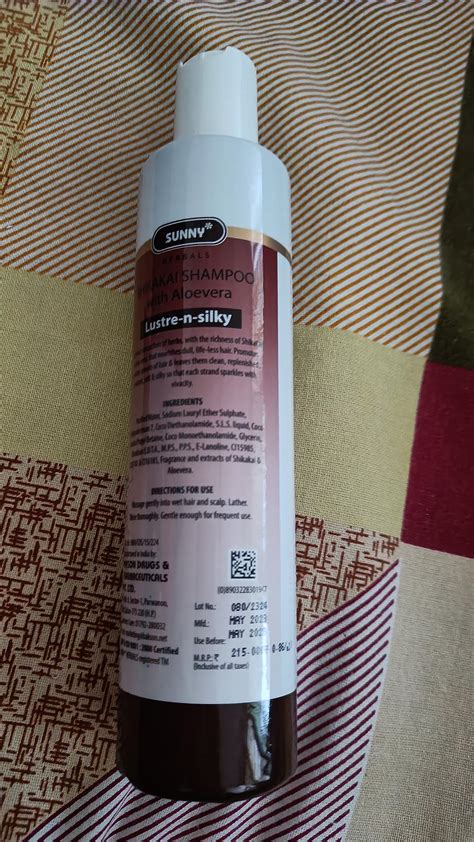 Buy Sunny Shikakai Shampoo With Aloevera and Herbs For Dull & Life-less ...