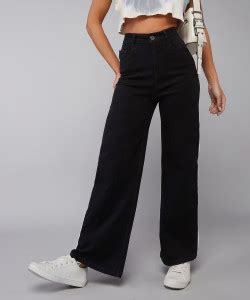 DOLCE CRUDO Boot-Leg Women Black Jeans - Buy DOLCE CRUDO Boot-Leg Women ...