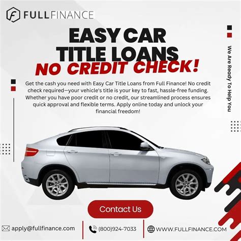 Best Lenders for Car Title Loans on Older Vehicles | FullFinance