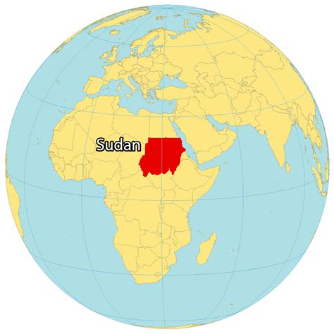 Sudan Map With Cities