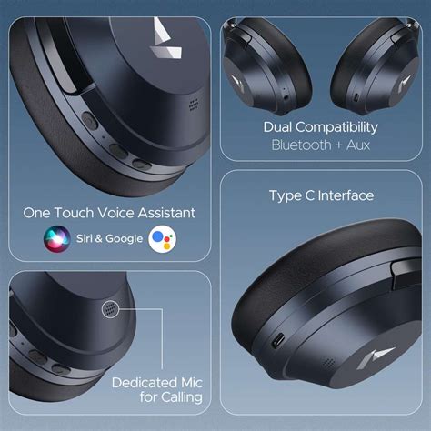 boAt Nirvanaa 751 ANC Hybrid Active Noise Cancellation Bluetooth Price ...