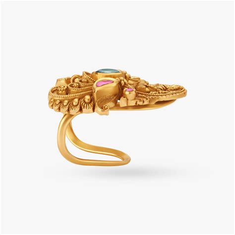 Lakshmi Kasu Gold Vanki Finger Ring