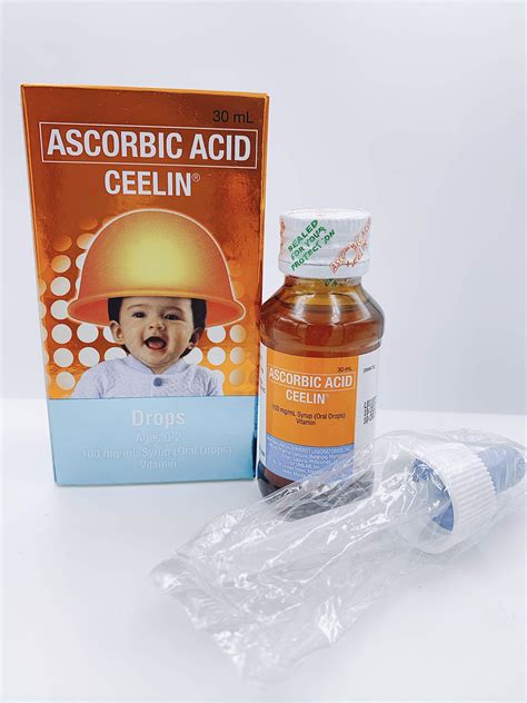 Ceelin Ascorbic Acid Drops 30ML for Ages 0-2 | Trusted Vitamin C Supplement | Buy Now with ...