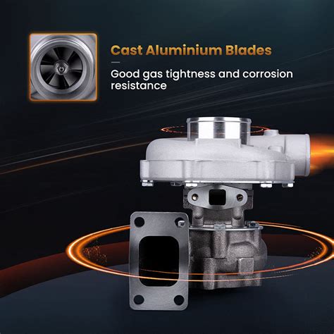 maXpeedingrods T3 T4 T04E T3/T4 Turbo 0.63A/R 400+HP Boost Turbine 7psi ...