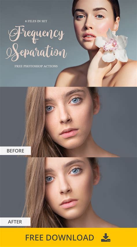 Cool free frequency separation photoshop actions – Artofit