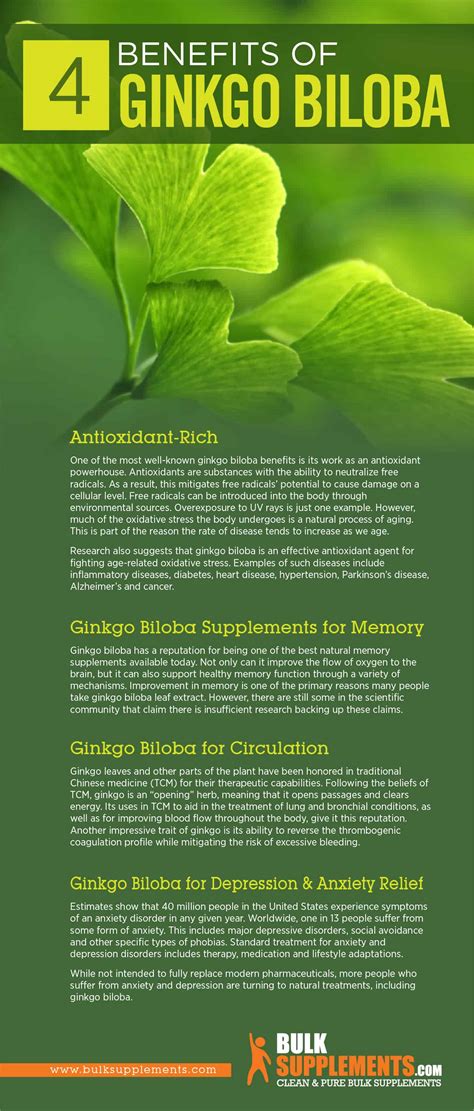 Ginkgo Biloba: Benefits, Side Effects & Dosage