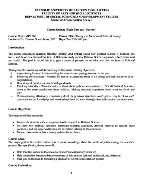 Political Science Course 的图像结果