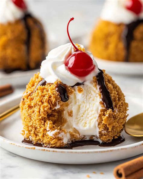Homemade Fried Ice Cream Recipe