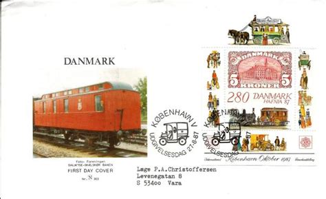 Miniature Sheet HAFNIA 87 – Denmark 1987 – Stamp Digest