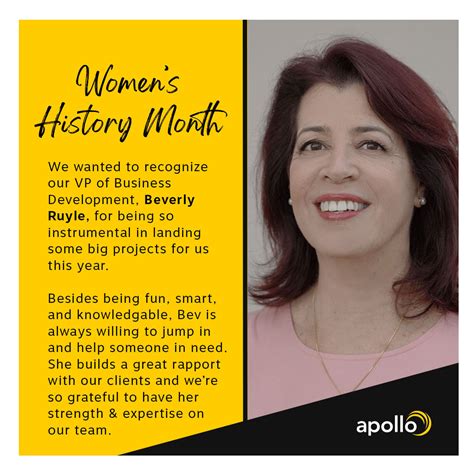 Apollo Retail Specialists on LinkedIn: #womenshistory #teamapollo # ...
