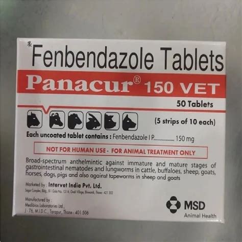 Anti Cancer Tablets - Fenbendazole 150mg Tablet Wholesaler from Mumbai