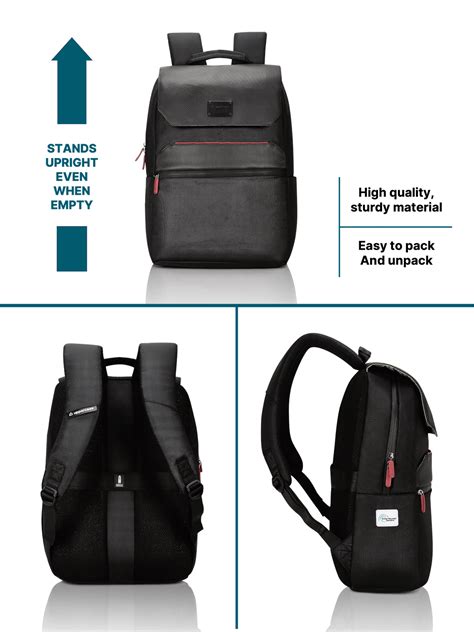 Shop Anti-Theft Matrix Black Backpack for Daily & Travel Use