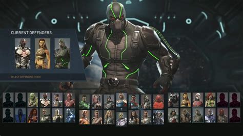 Injustice 2 Printable Character Sheets