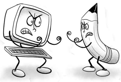 Image result for Paper vs Computer