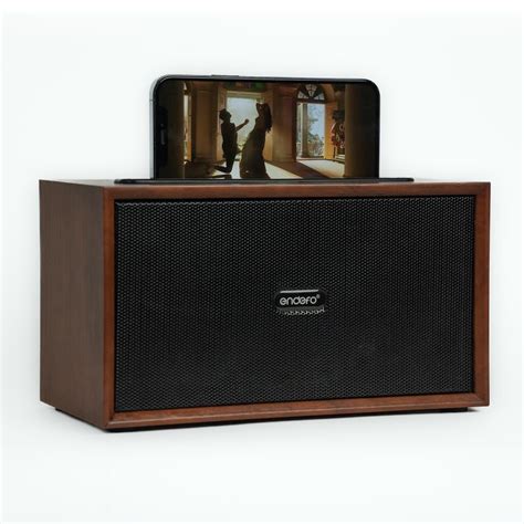 Endefo Entunz Glam,12W Wireless True Wooden Speaker, Stereo Sound, 6hrs ...