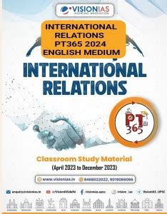 Vision IAS PT 365 English International Relations 2024 Photocopy B/W ...