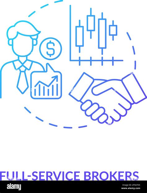 Full-service brokers concept icon Stock Vector Image & Art - Alamy