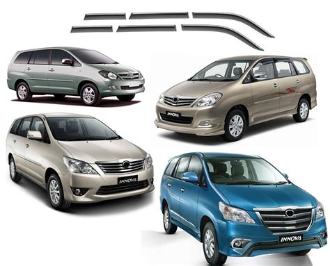 ModifyStyle Unbreakable Chrome line Door Visor/Wind Deflector/Rain ...