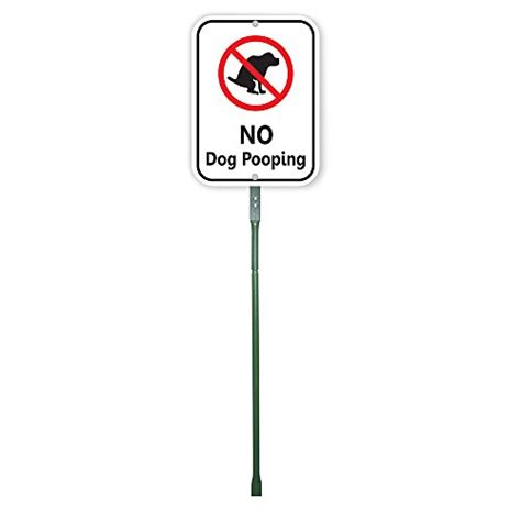 SmartSign Aluminum Sign, Legend No Dog Pooping | Ubuy India