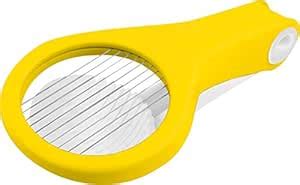 Casabella Hand Held Egg Slicer, Yellow and White : Amazon.in: Home ...