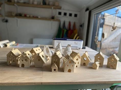 Festive Ceramic Gingerbread House Luminaire Workshop, Knutsford, Holmes ...