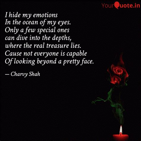 In the ocean of my eyes. ... | Quotes & Writings by Charvy Shah | YourQuote