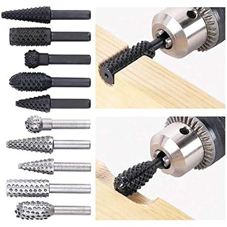 High-speed steel Rotary Files Burr Drill Rotating Thorn Head 5pcs/set ...