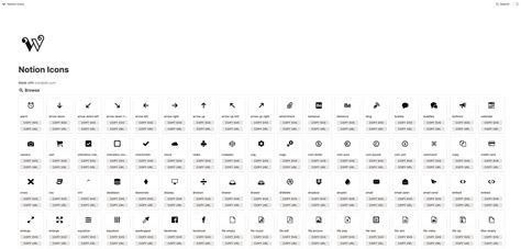 Image result for Notion Icon Copy/Paste