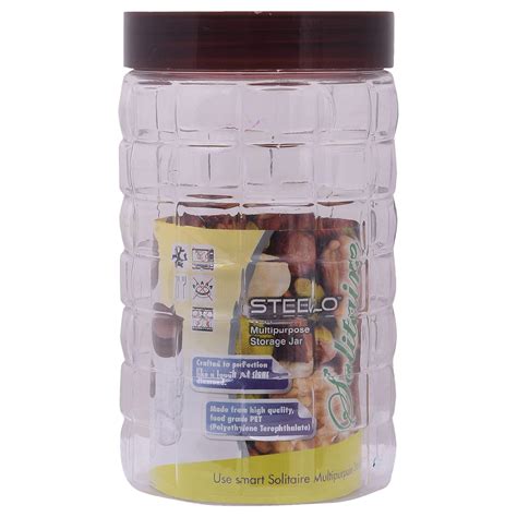 Buy Steelo Solitaire Plastic Container, 1500ml, 1 Piece Online at Low ...