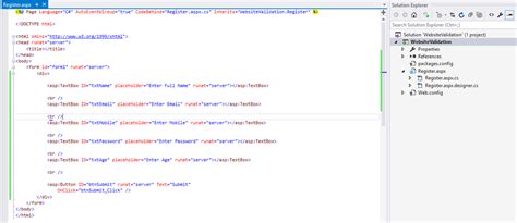 Validation Control in Asp.net Using C Sharp 的图像结果