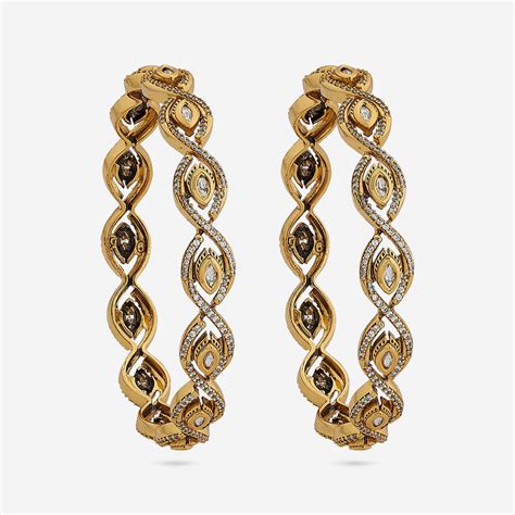 Regal Kundan Bangles Set | Discover New Kundan Bangles Designs