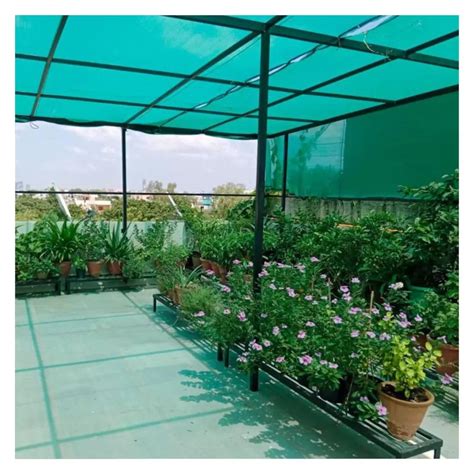 Nidhi Enterprises Green Shade Net for Balcony (5FT X 10FT) 50% Shade ...