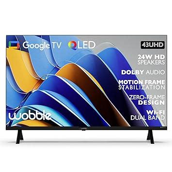 Wobble 109.22 cm (43 inches) QD Series 4K Ultra HD Smart QLED Google TV ...